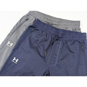 Under Armour Joggers Mens Medium Lot 2 Blue Gray Zip Gym Run Workout 28x32